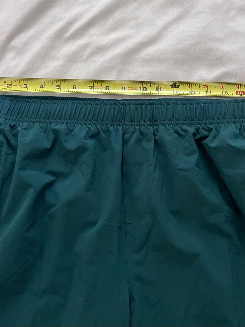 PrAna Vargas Yoga Kelly Green Shorts Athletic Lightweight Elastic Waist XL - Picture 8 of 11